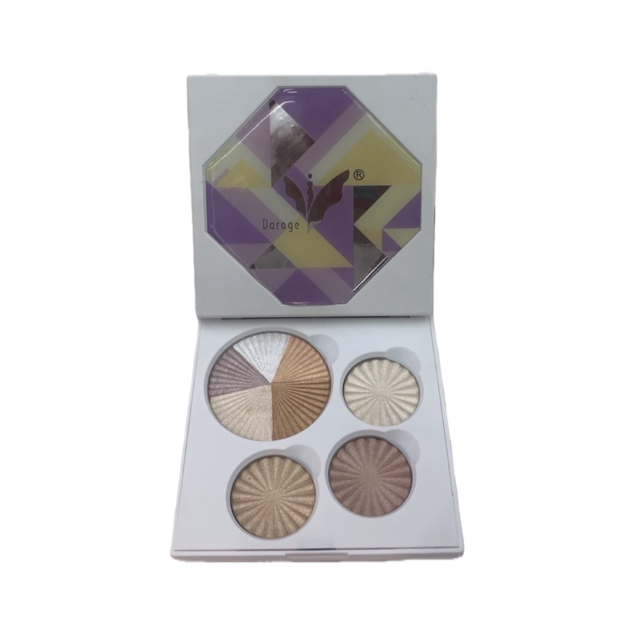 The highlighter makeup plate shines and brightens the contouring plate with multi-color gradients and long-lasting color display Item Picture