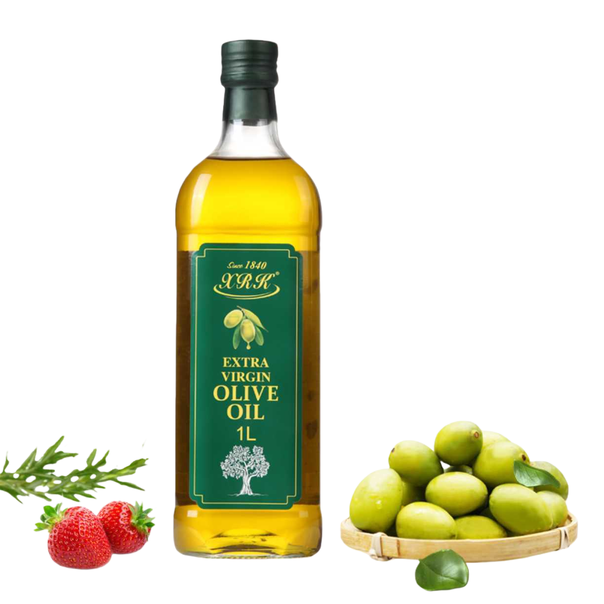Olive oil bottle, extra virgin olive oil 500ml, Mediterranean-style healthy cooking Item Picture
