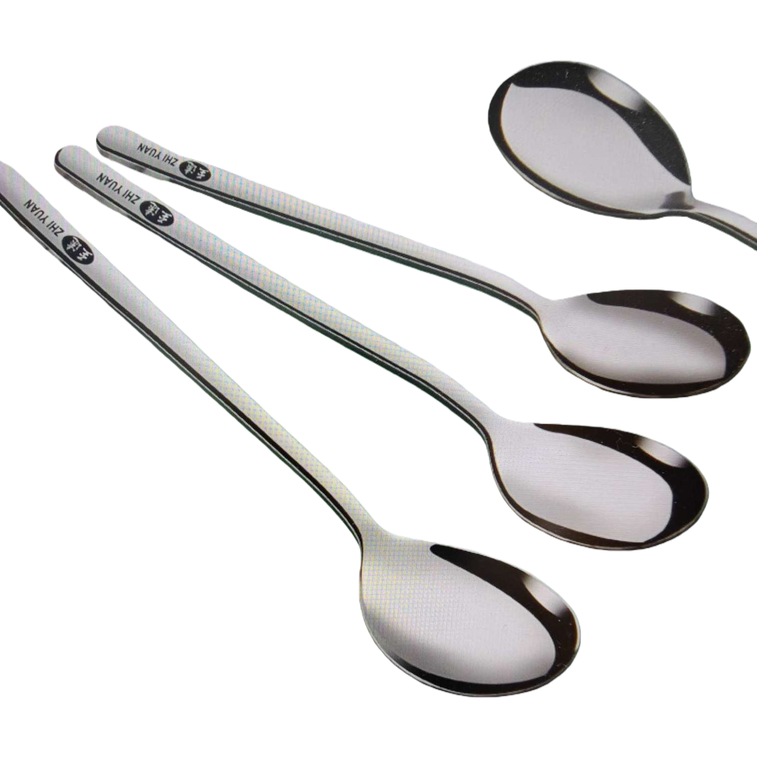 Acero inoxidable metal cuchara hogar engrosamiento mesa cuchara solo carga cuchara Item Picture
