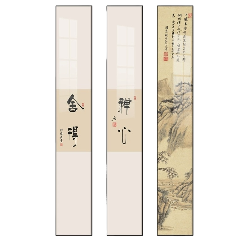 装饰画/布艺装饰画/小提琴装饰画/壁画挂画钻/电表箱装饰画白底实物图