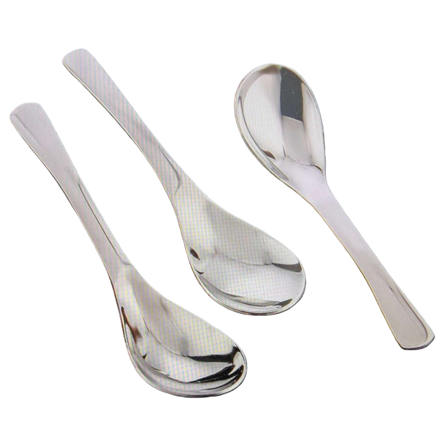 Stainless steel metal spoons, household thickened dining spoons, coffee spoons, tea spoons, dessert spoons, single pieces Item Picture