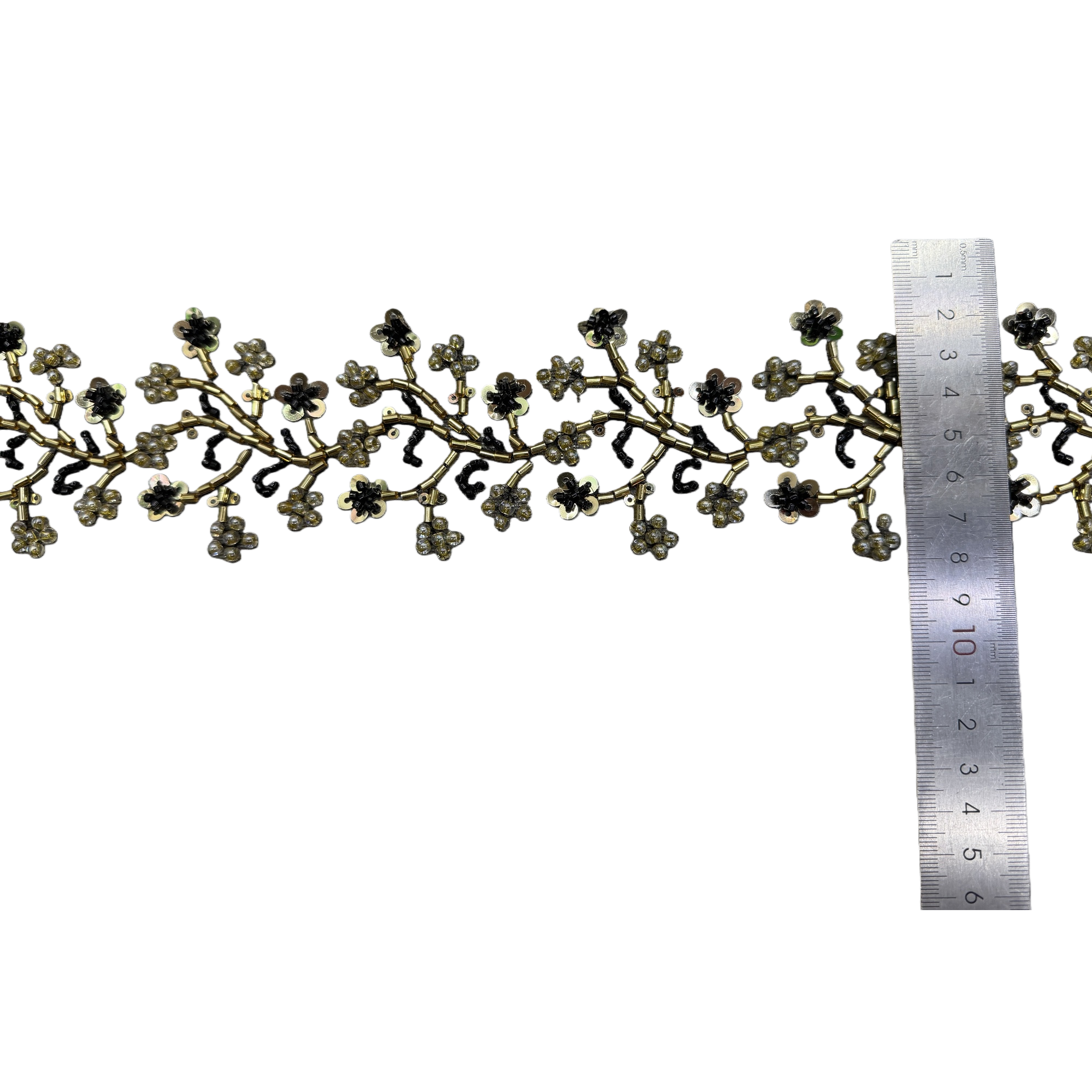 Decorative lace trim, 1.5cm wide, off-white, hollowed-out, hand-cut fabric accessory Item Picture