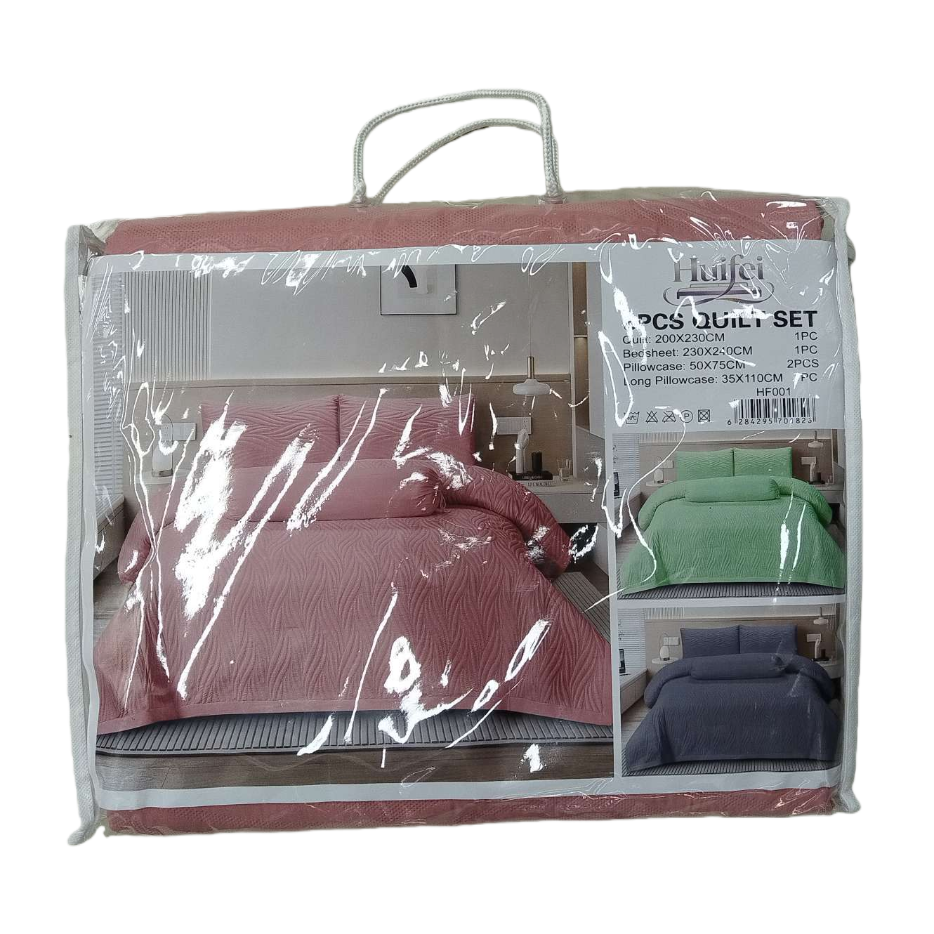 Pure cotton bedding set, four-piece set, duvet cover, bed sheet pillowcase, all cotton printed, skin-friendly and soft Item Picture