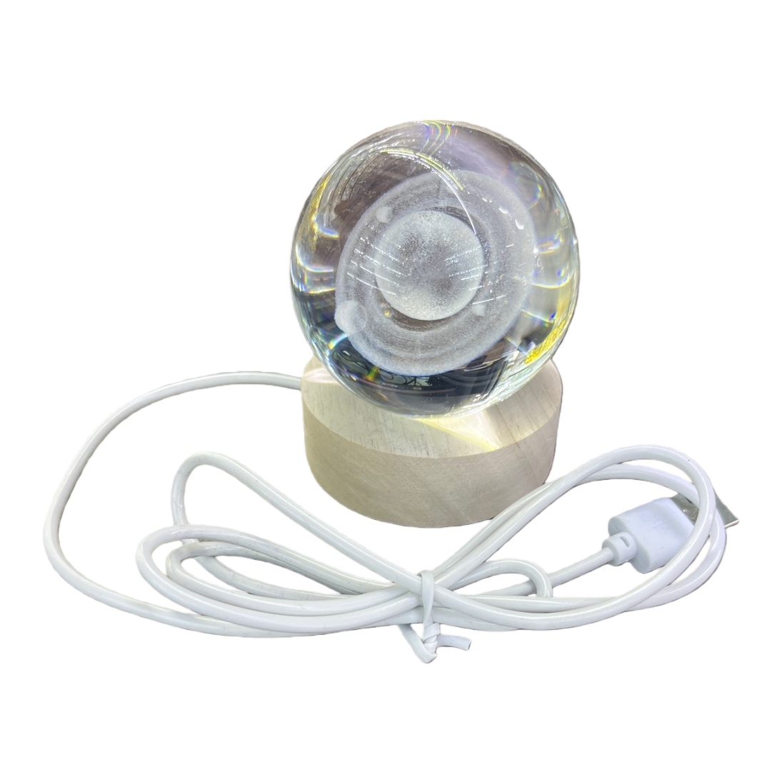 Transparent crystal ball decorative items for home decoration, creative gifts, and table decoration Item Picture