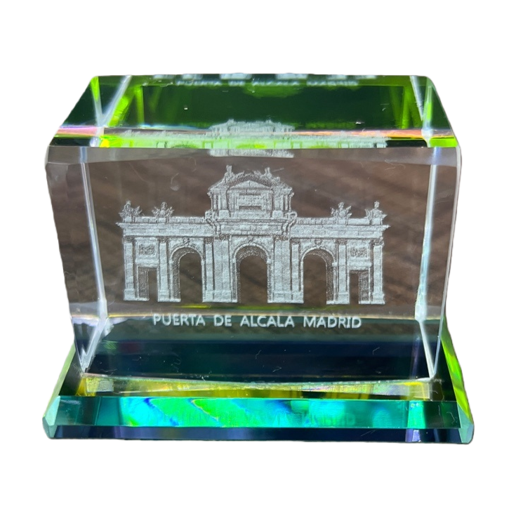 Crystal souvenirs of the Alcala Gate, architectural carvings and ornaments, collection gifts Item Picture