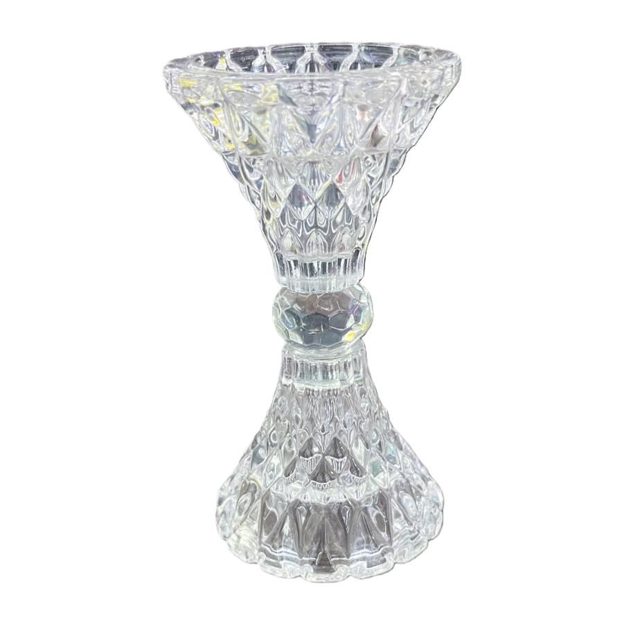 Transparent glass candlesticks, simple and modern home decoration items, high borosilicate heat-resistant 144258915 Item Picture