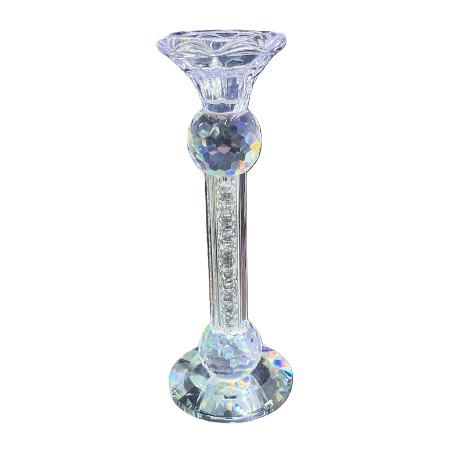 Crystal candlesticks, home decorative items, living room and bedroom, retro style candle holders Item Picture