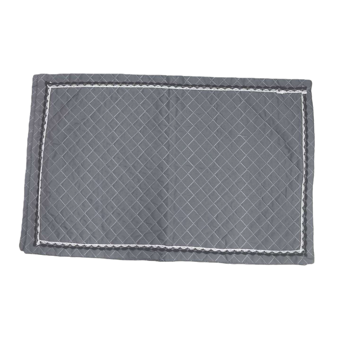 Cojín acolchado gris para uso doméstico antideslizante cojín engrosado cojín de respaldo doble cara disponible Item Picture