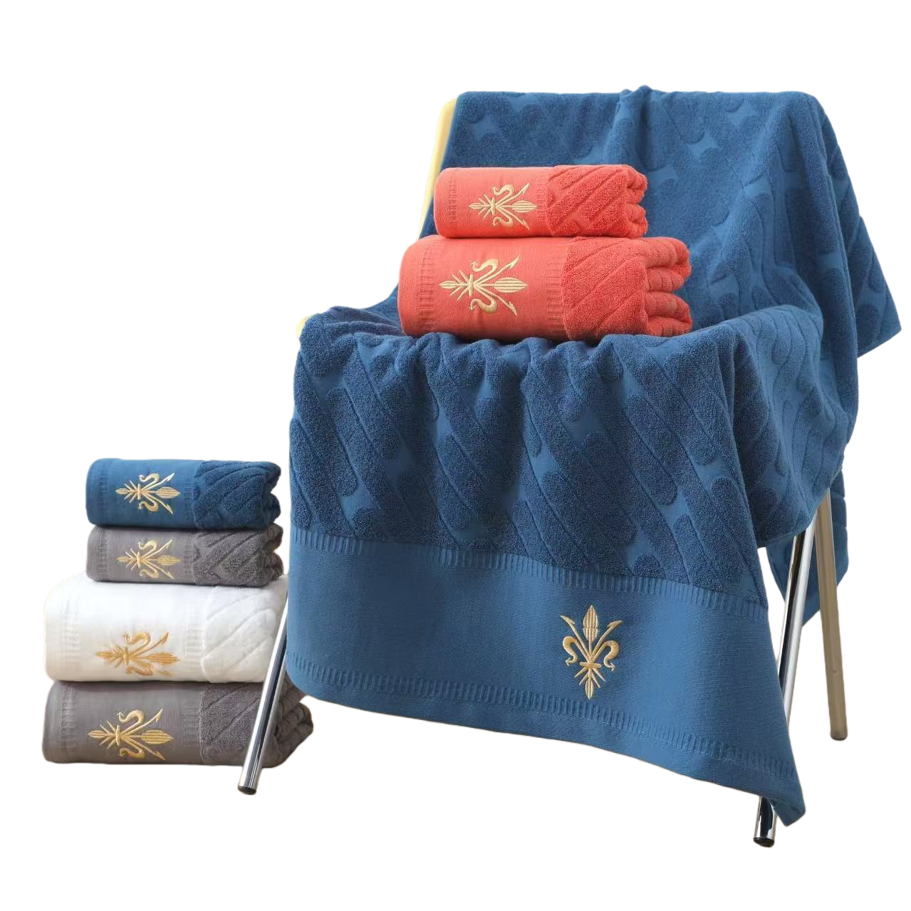 Pure cotton absorbent quick-drying towel 30x60cm, suitable for both men and women Item Picture