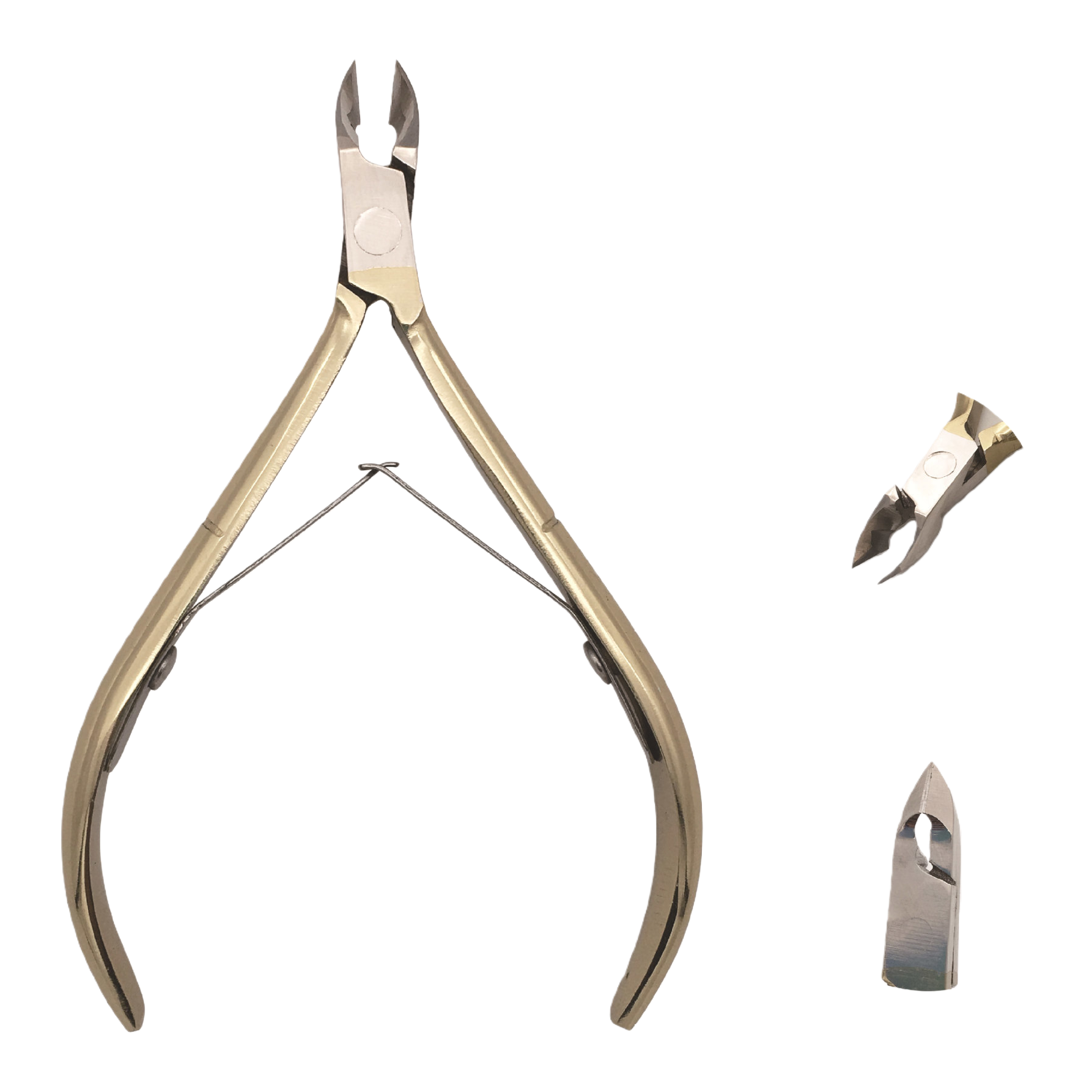 Factory direct sales of high-quality gold-plated D-501 premium stainless steel dead skin clippers, dead skin trimming nail clippers Item Picture