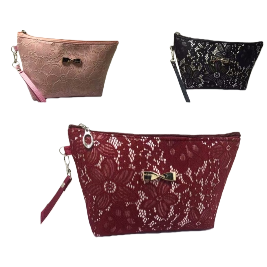 Red fashionable lace-patterned clutch bag for ladies' evening dinner, light luxury and versatile Item Picture