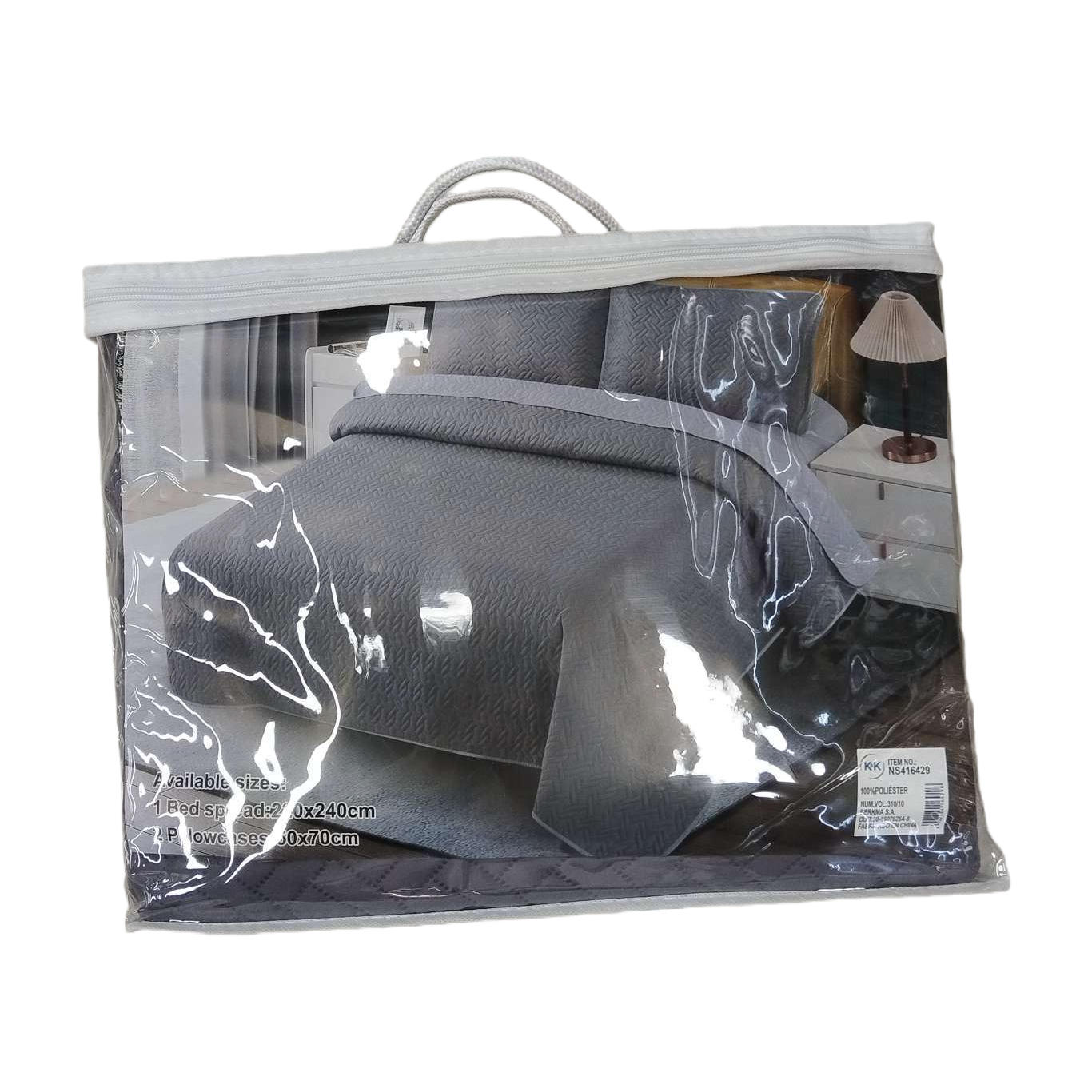 Bedding set: Pure cotton four-piece set with duvet cover, pillowcase and bed sheet. Skin-friendly, breathable and simple style Item Picture