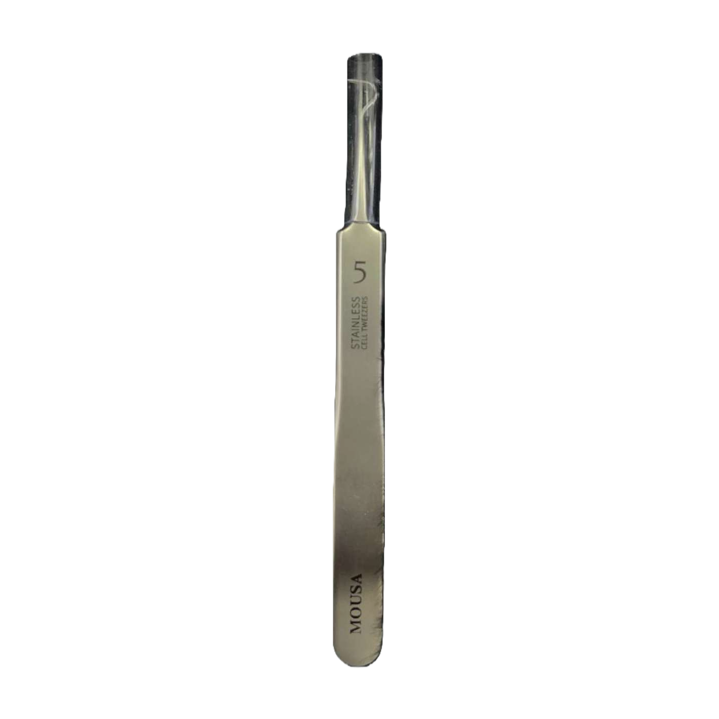 Stainless steel cell tweezers, metal fine tweezers for laboratory use, 12cm Item Picture