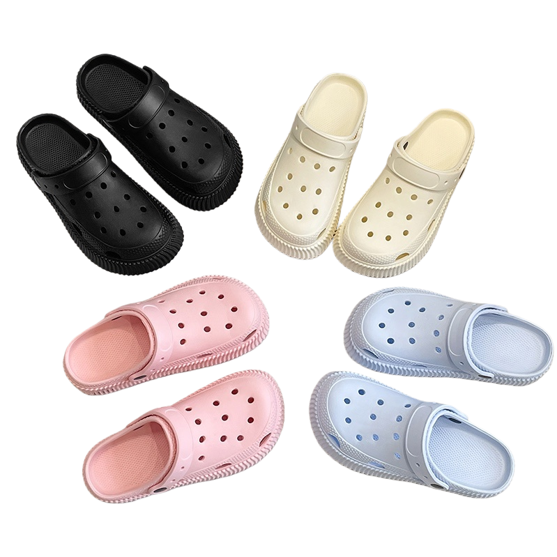 Colorful crocs women's summer breathable, anti-slip, lightweight and casual sandals Item Picture