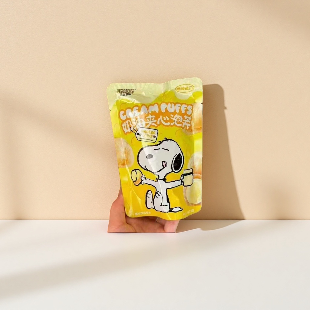 Cream-filled cream puffs, individually packaged bags, desserts, snacks, afternoon tea snacks Specification image