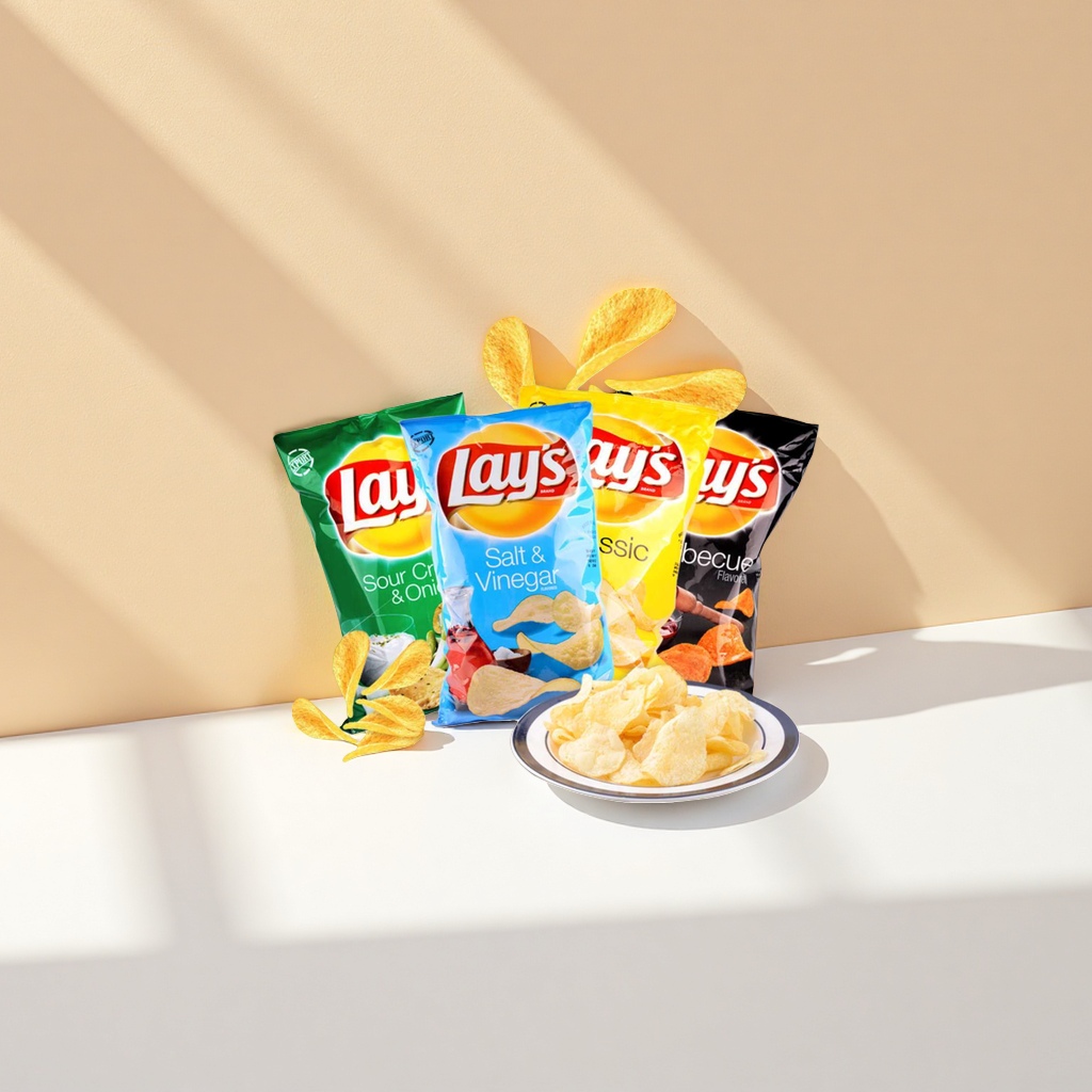 Lay's original flavor 35g individually packaged bagged snack details Picture
