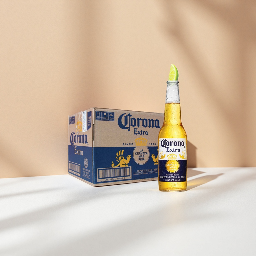 Corona Extra啤酒 330ml瓶装含包装箱 进口原装淡爽啤酒