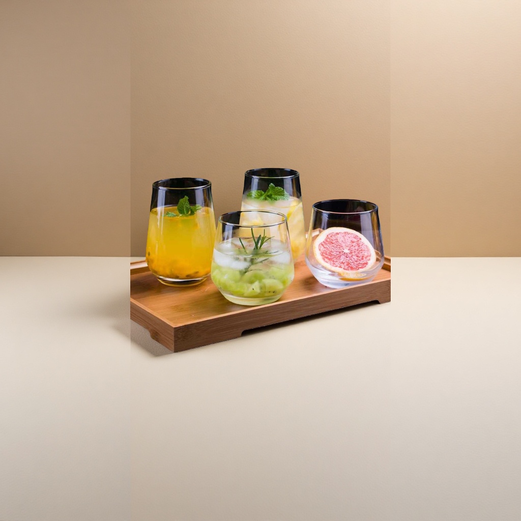 Drink glass cup, high borosilicate heat-resistant transparent water cup, portable for home and office, large capacity Application Scenario