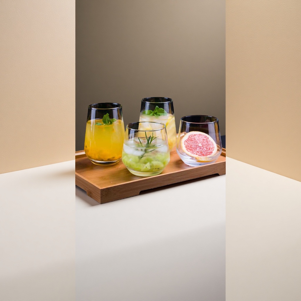Drink glass cup, high borosilicate heat-resistant transparent water cup, portable for home and office, large capacity Specification image