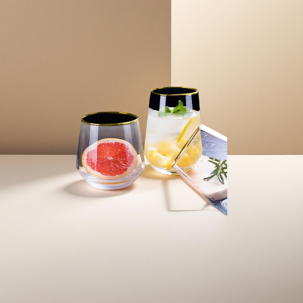 This high borosilicate heat-resistant transparent water cup is specially designed for glass beverages and is portable for home and office use details Picture