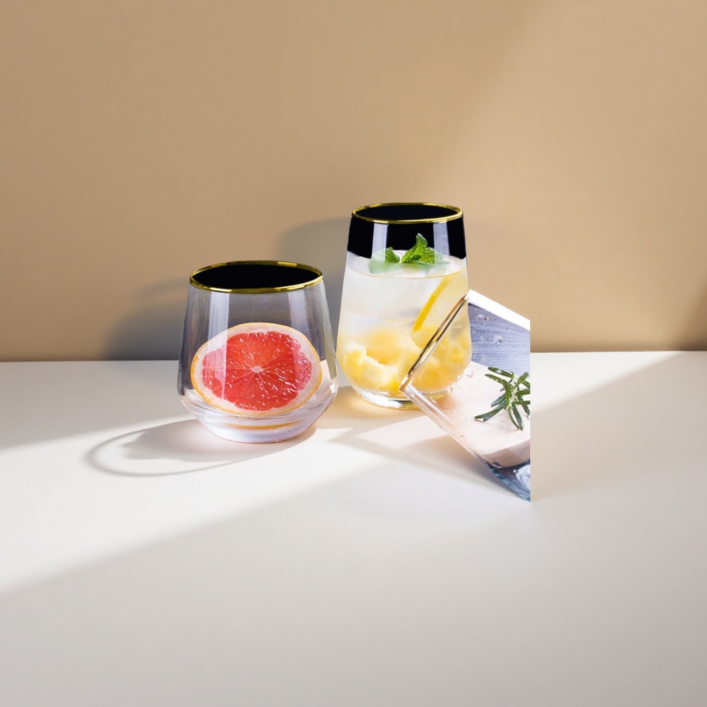 This high borosilicate heat-resistant transparent water cup is specially designed for glass beverages and is portable for home and office use Specification image