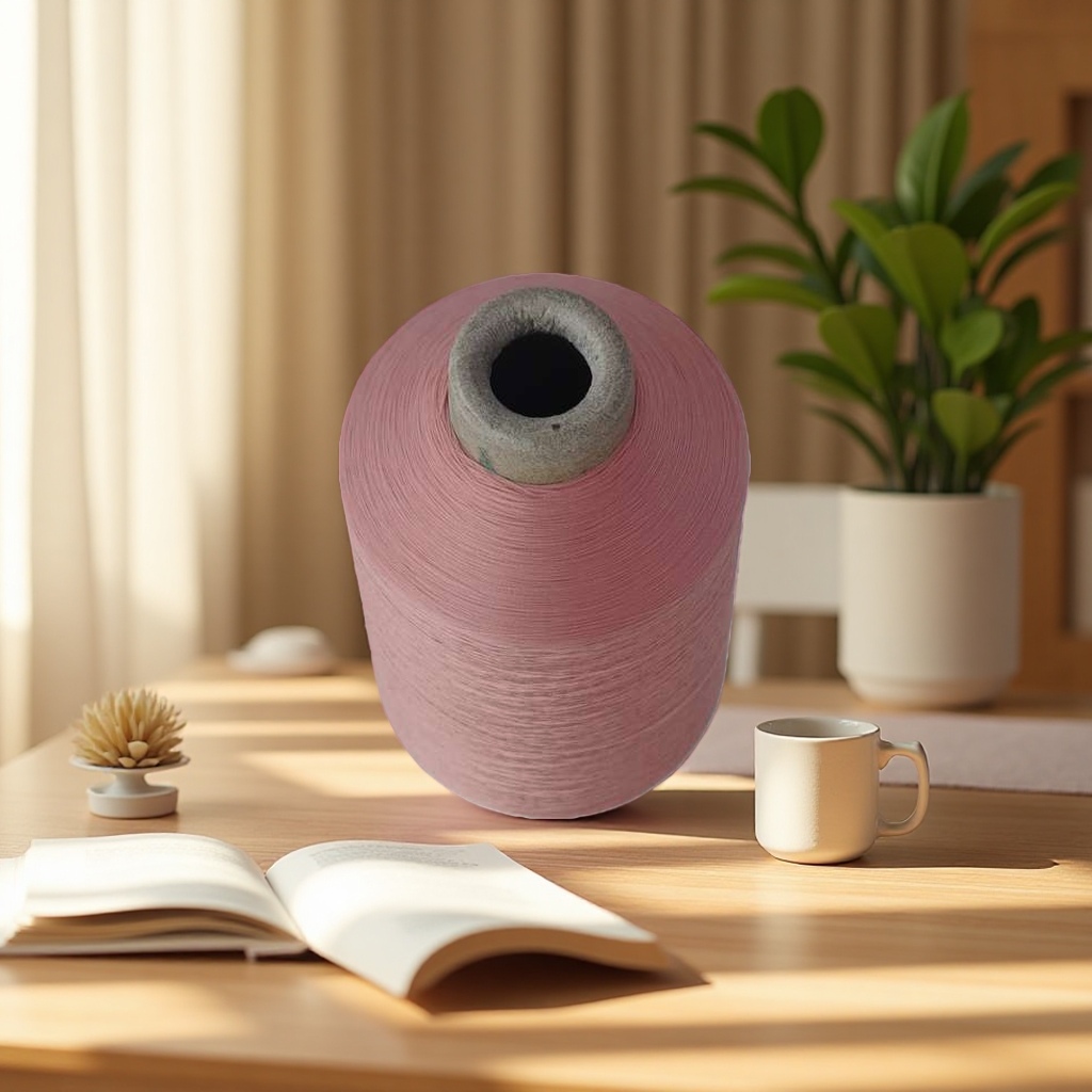 Pink yarn roll, hand-woven wool ball, cotton-nitrile blend, soft, glutinous and fluffy, 100g Application Scenario