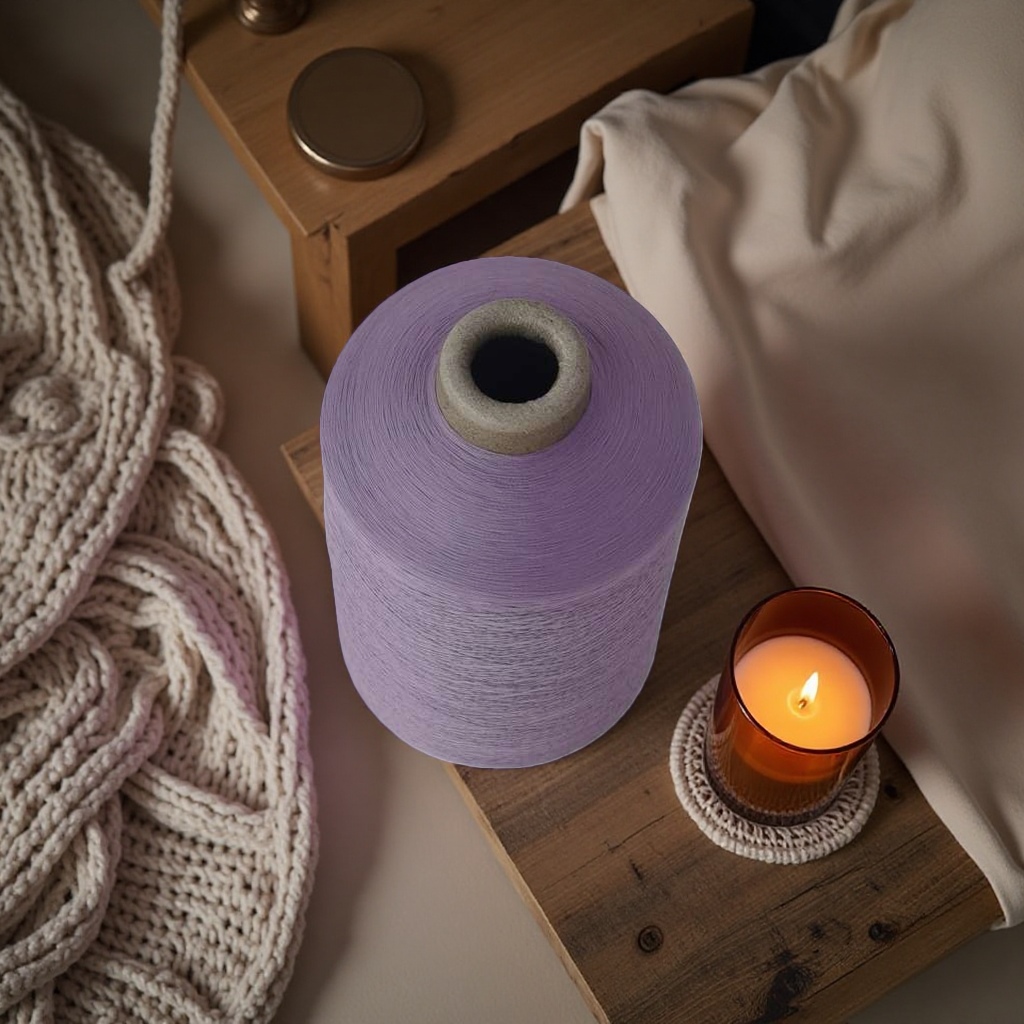 Purple spool sewing machine accessories, solid color reel, embroidery machine spool details Picture