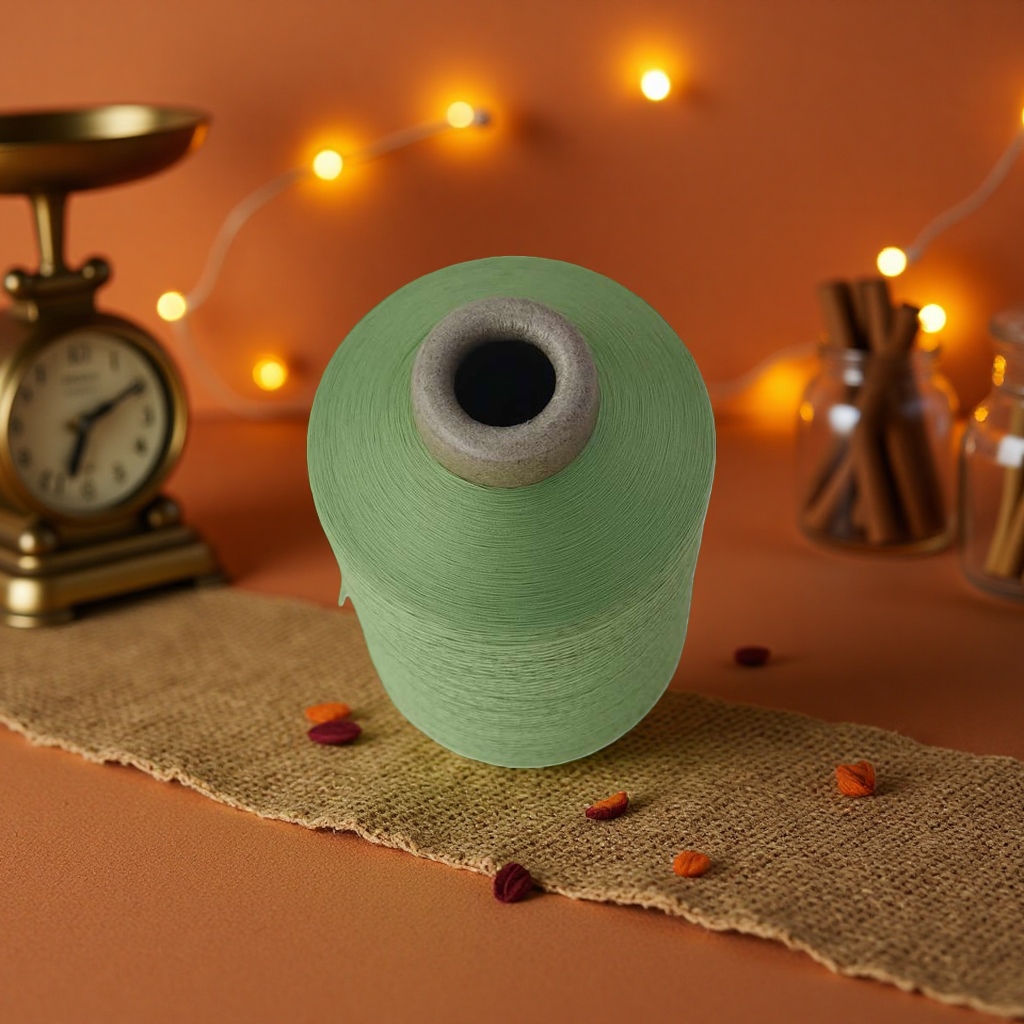 Green spool sewing machine special high-strength and wear-resistant solid-color cotton thread winding device Application Scenario