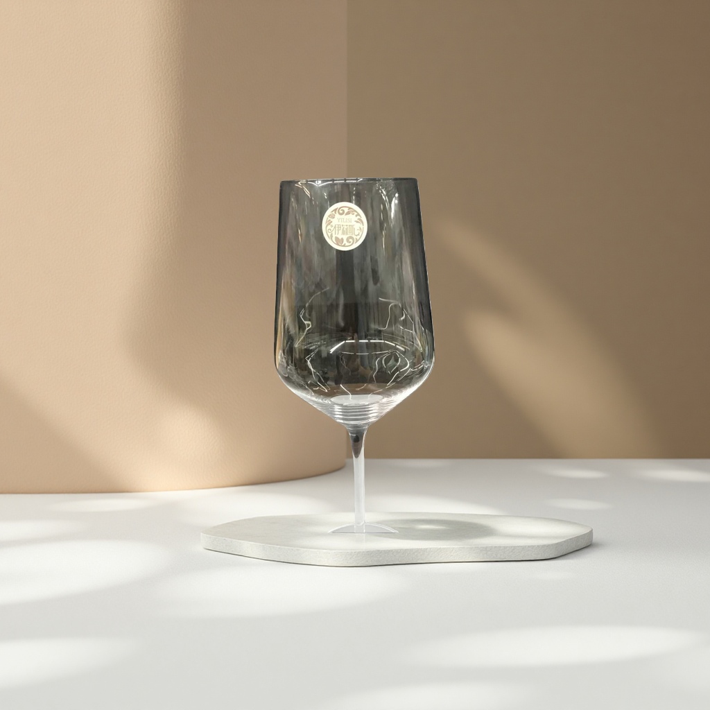 Transparent glass wine glasses, highball glasses, home red wine glasses and water cup sets, simple style