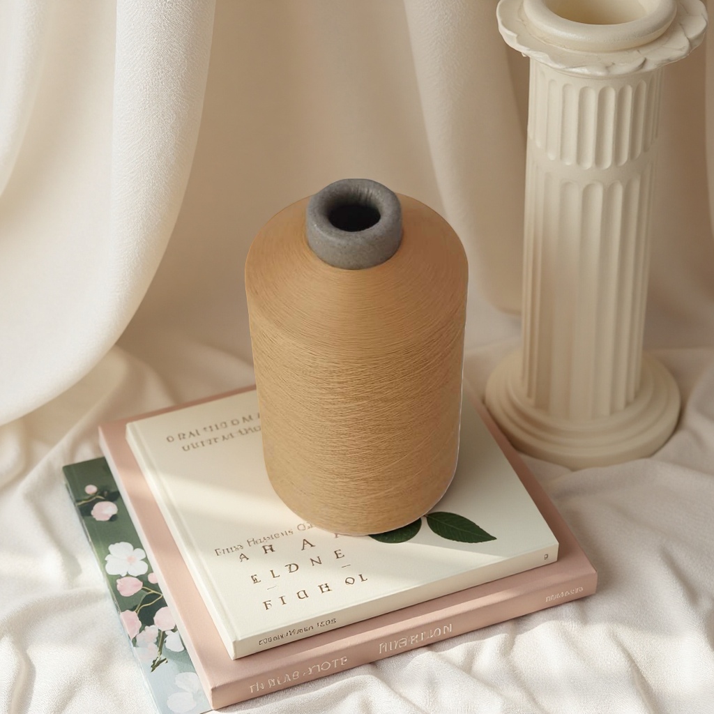 Orange yarn roll, hand-knitted wool, cotton thread for crochet, 100-meter roll Specification image