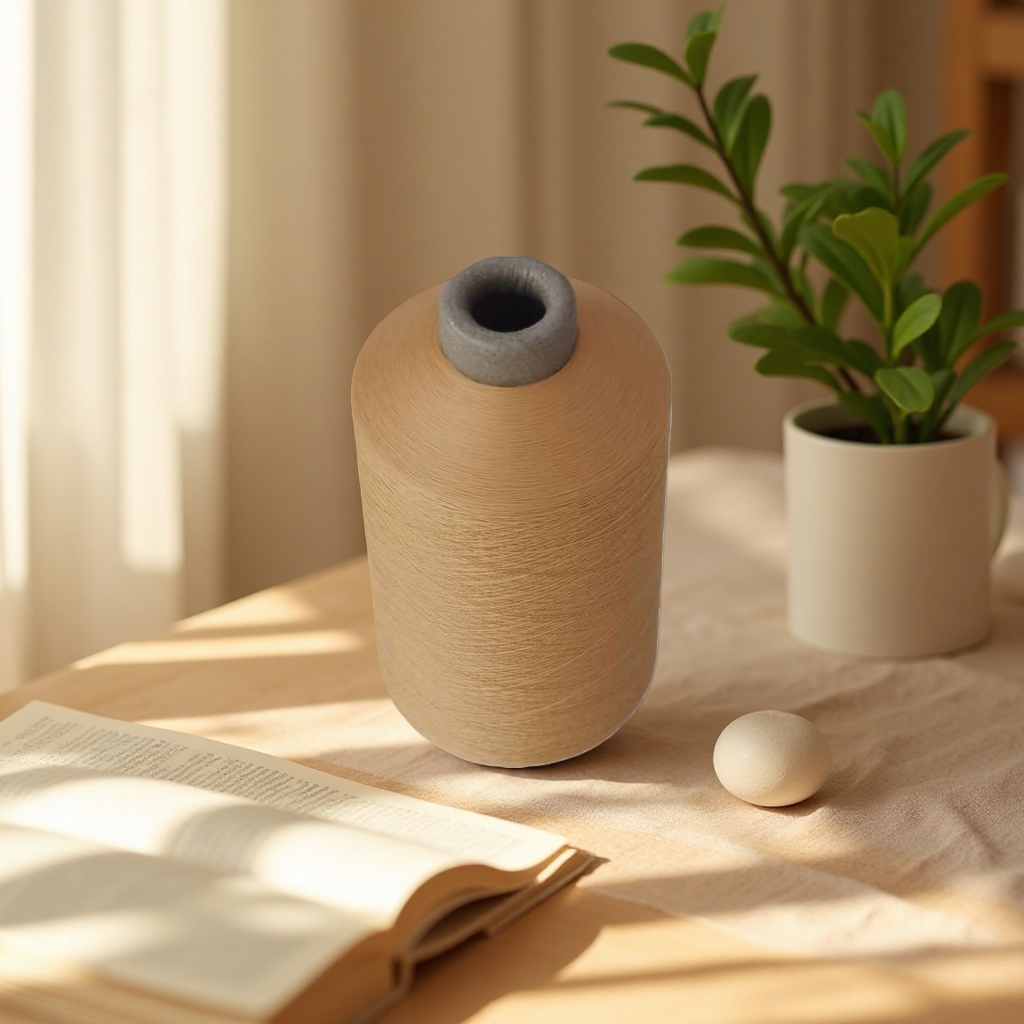 Orange yarn roll, hand-knitted wool, cotton thread for crochet, 100-meter roll Application Scenario
