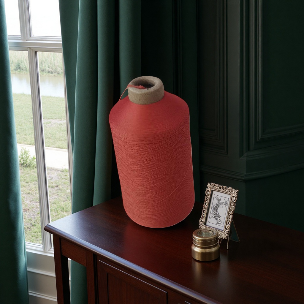 Red spool sewing machine accessories, pure cotton embroidery spool, universal type winding spool Application Scenario