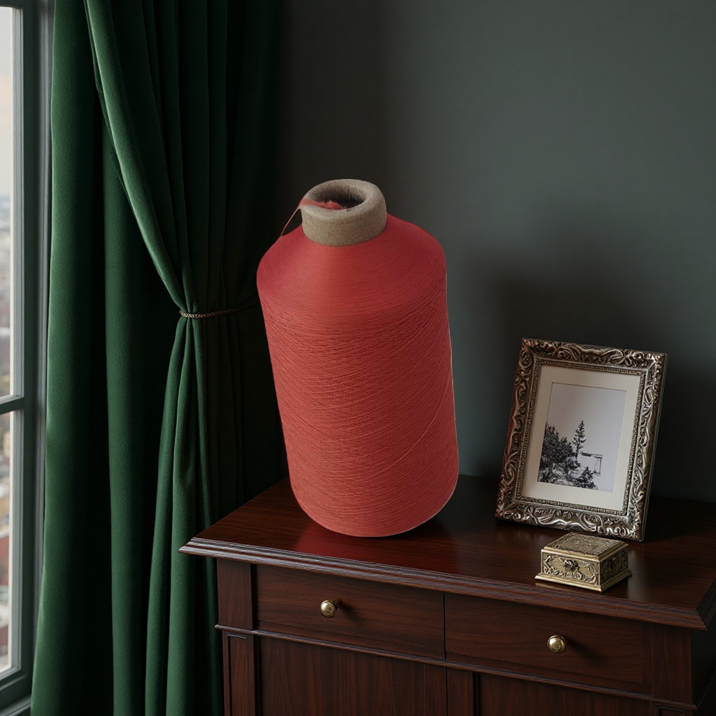 Red spool sewing machine accessories, pure cotton embroidery spool, universal type winding spool details Picture