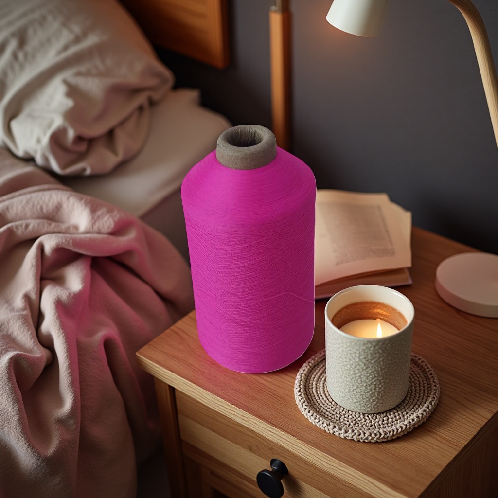 Pink spool, rose red nylon high-elasticity filament Specification image