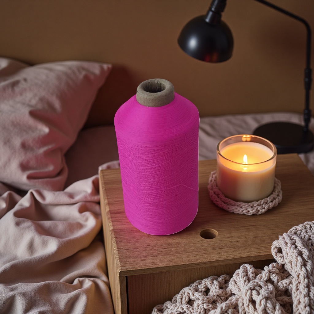 Pink spool, rose red nylon high-elasticity filament