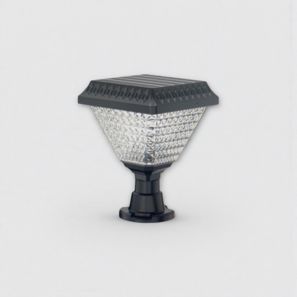 Solar-powered outdoor courtyard waterproof LED rechargeable lighting fixtures