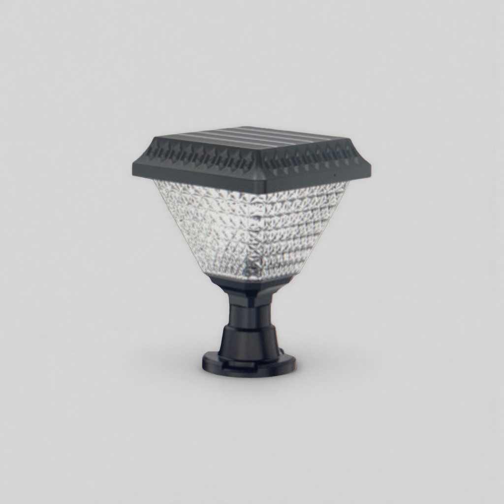 Solar-powered outdoor courtyard waterproof LED rechargeable lighting fixtures Application Scenario