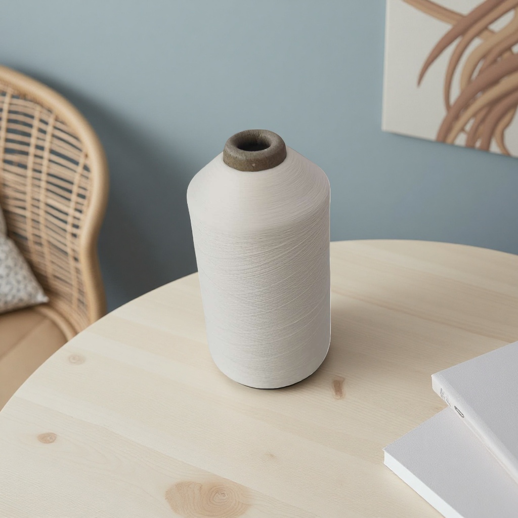 High-elastic white nylon filament