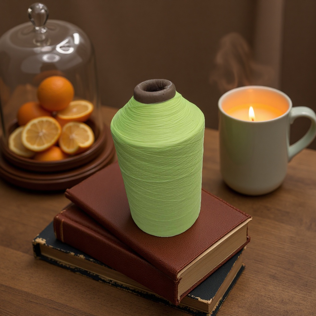 Fluorescent green spool sewing machine accessories, sewing thread winding tool for winding spool by hand DIY Specification image
