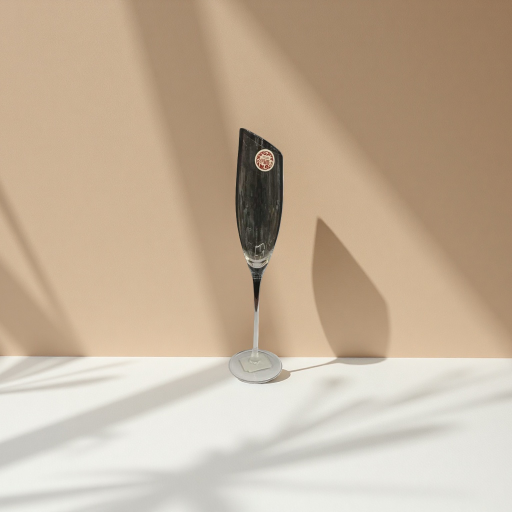 Transparent glass wine glass, tall red wine glass, 350ml lead-free crystal glass