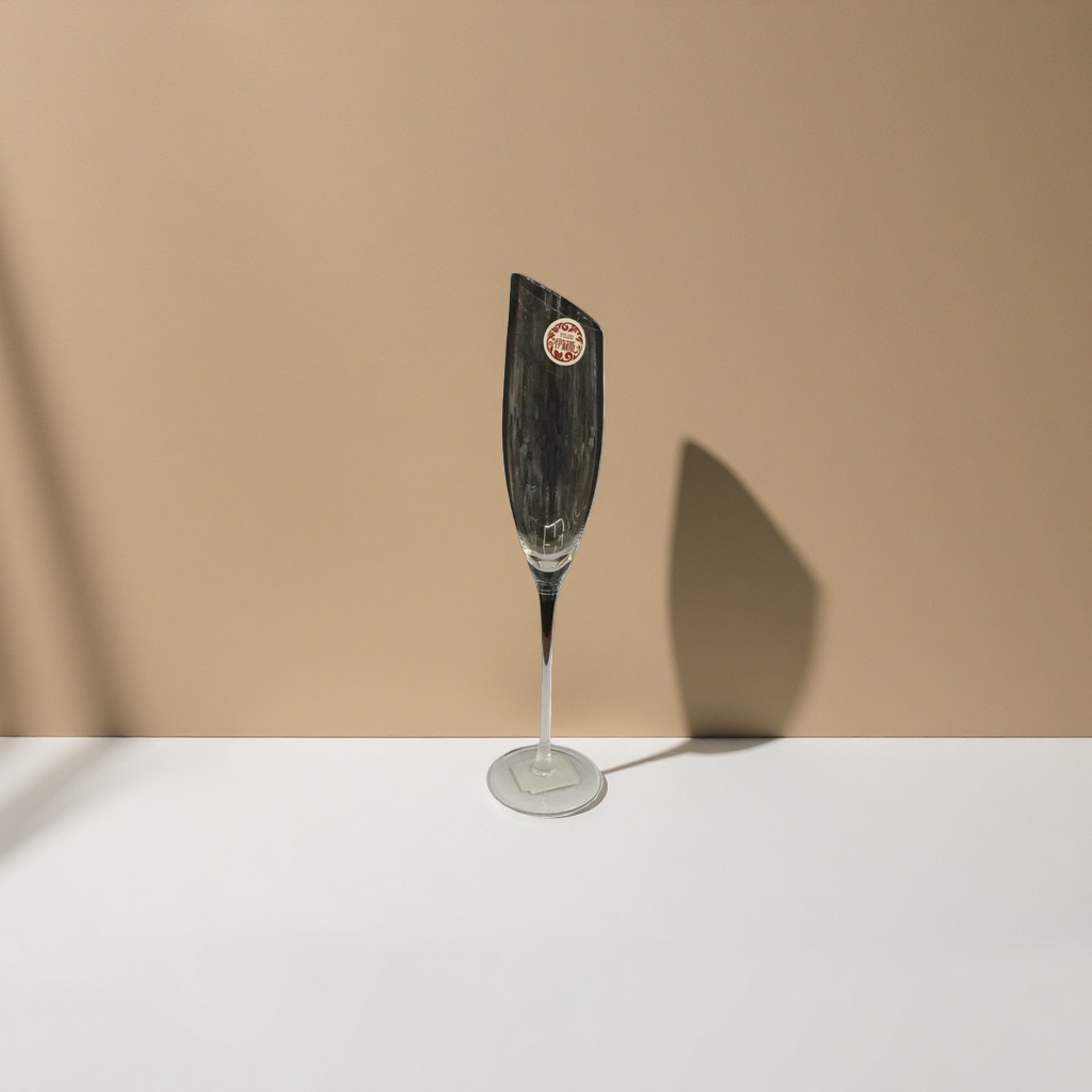 Transparent glass wine glass, tall red wine glass, 350ml lead-free crystal glass details Picture
