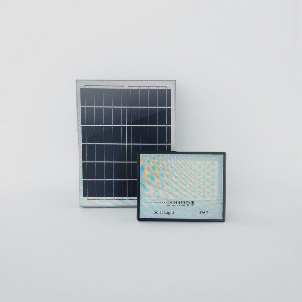 Solar light strips integrate solar panels and LED light panels for outdoor lighting Specification image