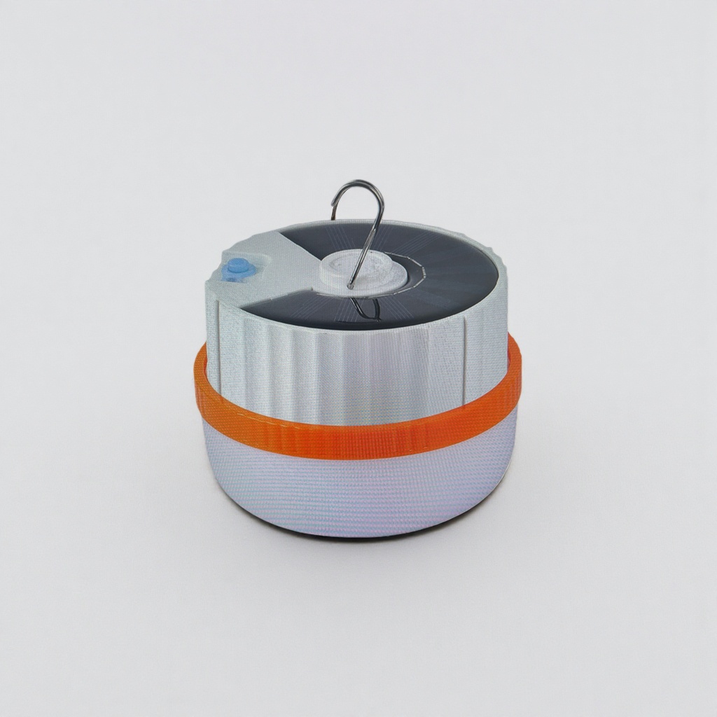 Portable solar lamps, outdoor camping rechargeable lighting lamps, waterproof and foldable solar LED lamps details Picture