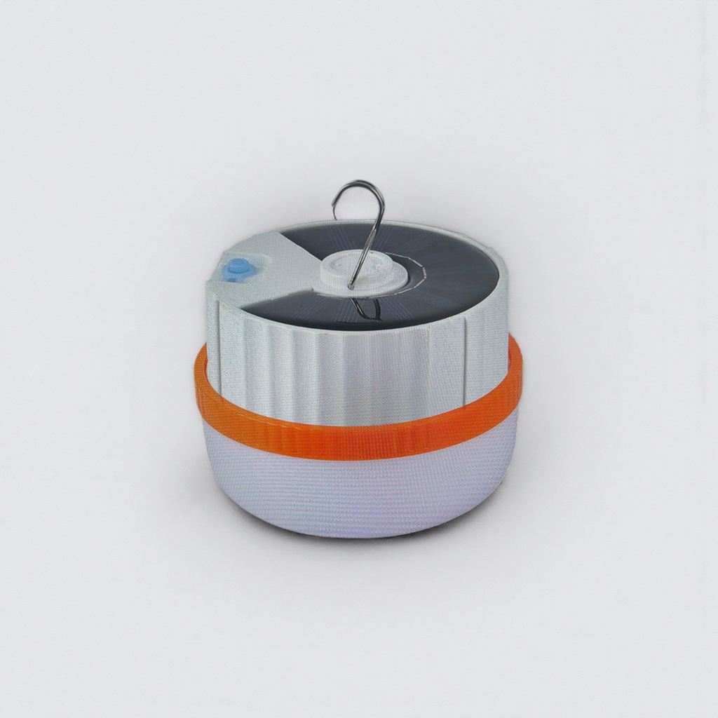 Portable solar lamps, outdoor camping rechargeable lighting lamps, waterproof and foldable solar LED lamps