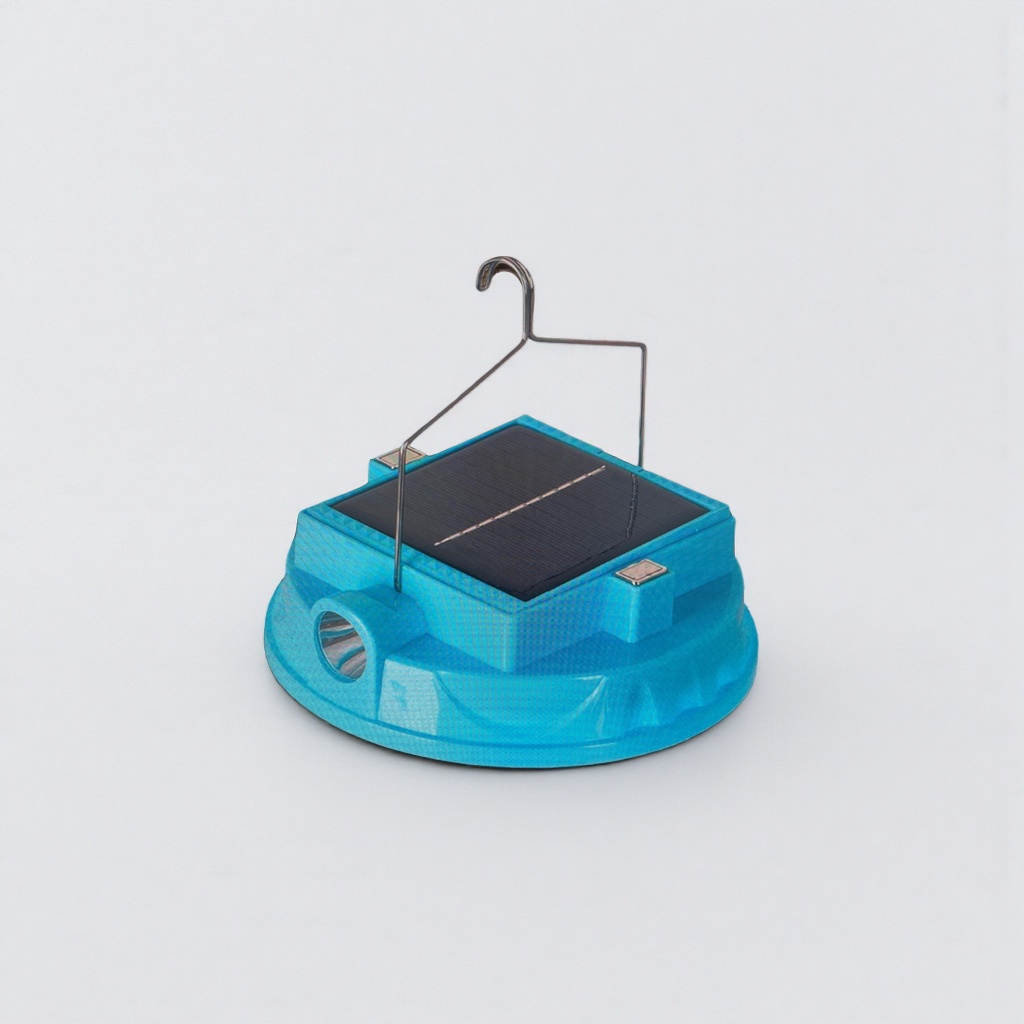 Solar fan for outdoor portable charging, cooling, silent and energy-saving home use Application Scenario