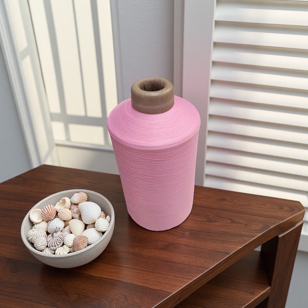 Pink yarn roll, hand-woven wool ball, cotton-nitrile blend, soft, glutinous and fluffy, 100g Application Scenario