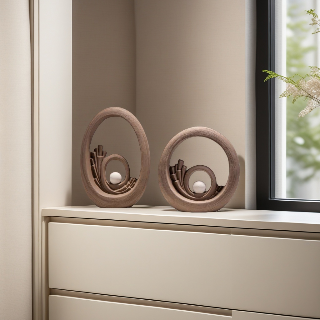 Porcelain handicrafts, ceramic ornaments, living room entrance hall decorations, home decoration, gifts