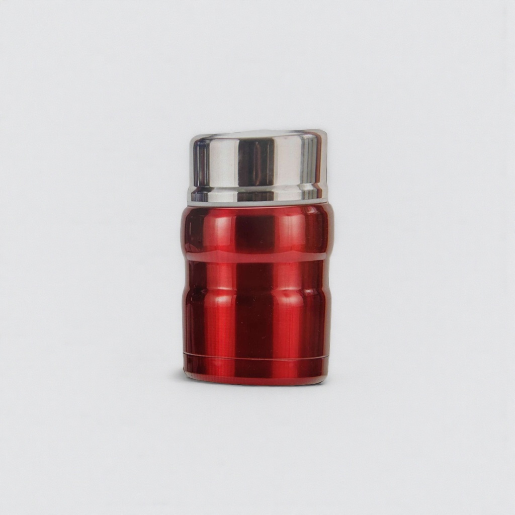 The main body of the red insulated cup is made of stainless steel with vacuum heat preservation capacity, 350ml. It is portable for home and office use