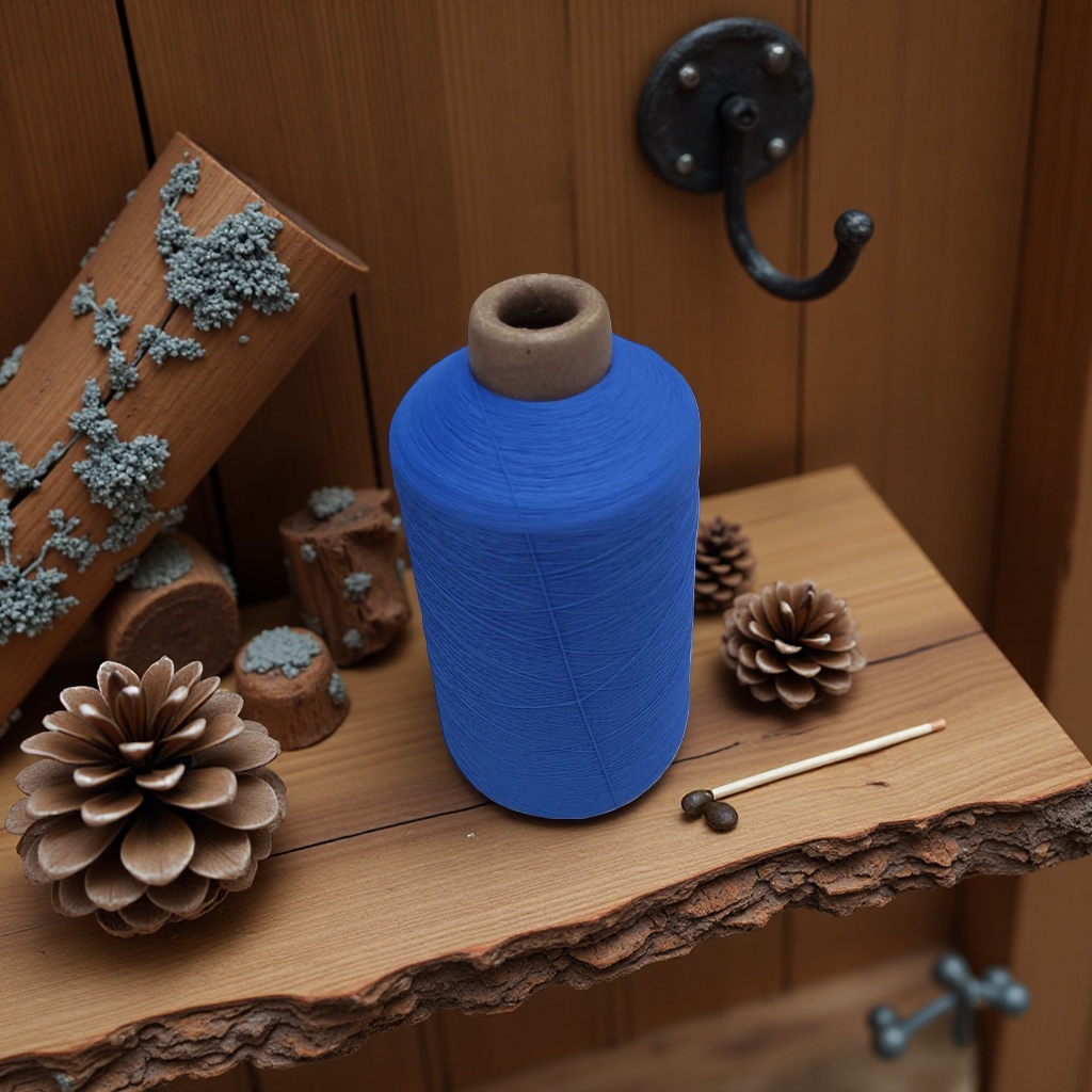 Blue spool sewing machine accessories, embroidery thread, winding machine, sewing auxiliary materials