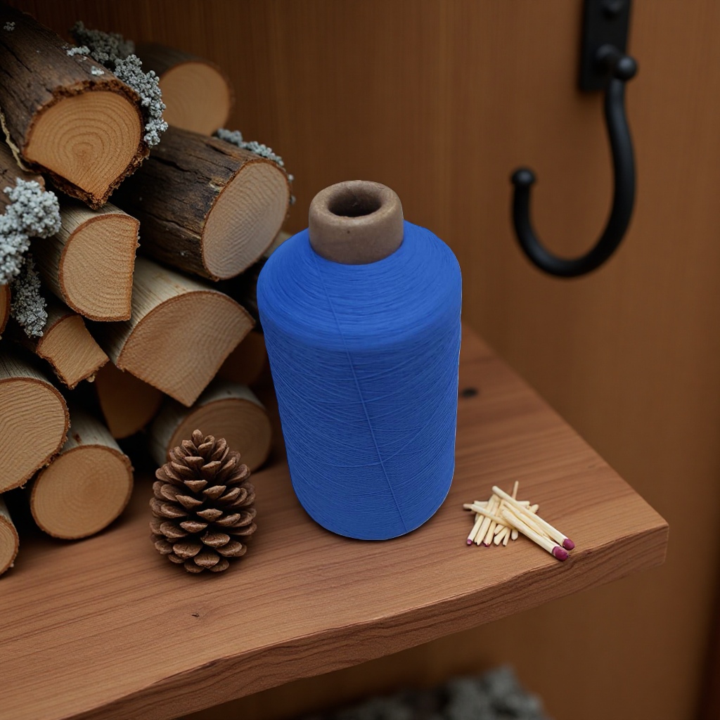 Blue spool sewing machine accessories, embroidery thread, winding machine, sewing auxiliary materials Application Scenario